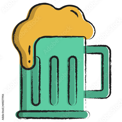 Hand drawn Beer icon
