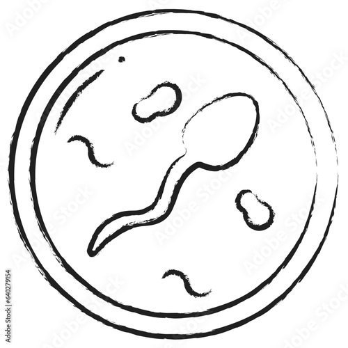 Hand drawn Sperm icon