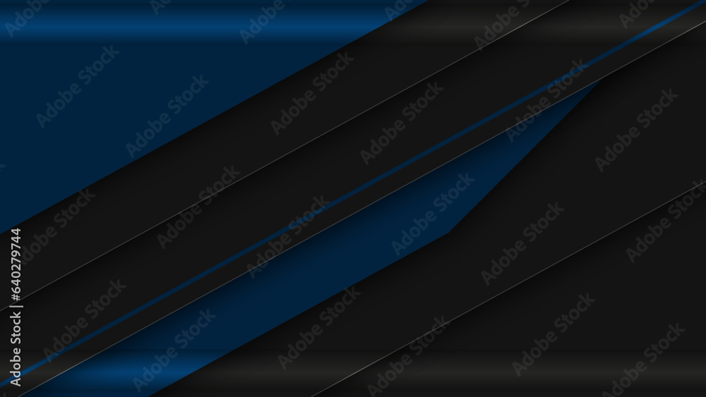 modern blue and black frame graphic,  futuristic background  template