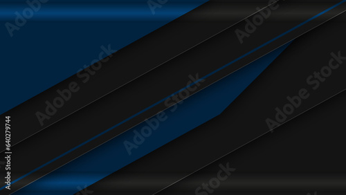 modern blue and black frame graphic, futuristic background template
