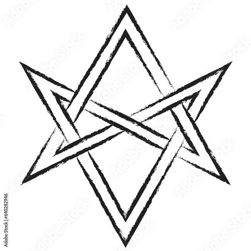 Hand drawn Thelema icon