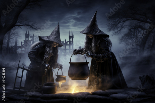 Witches by the Cauldron photo