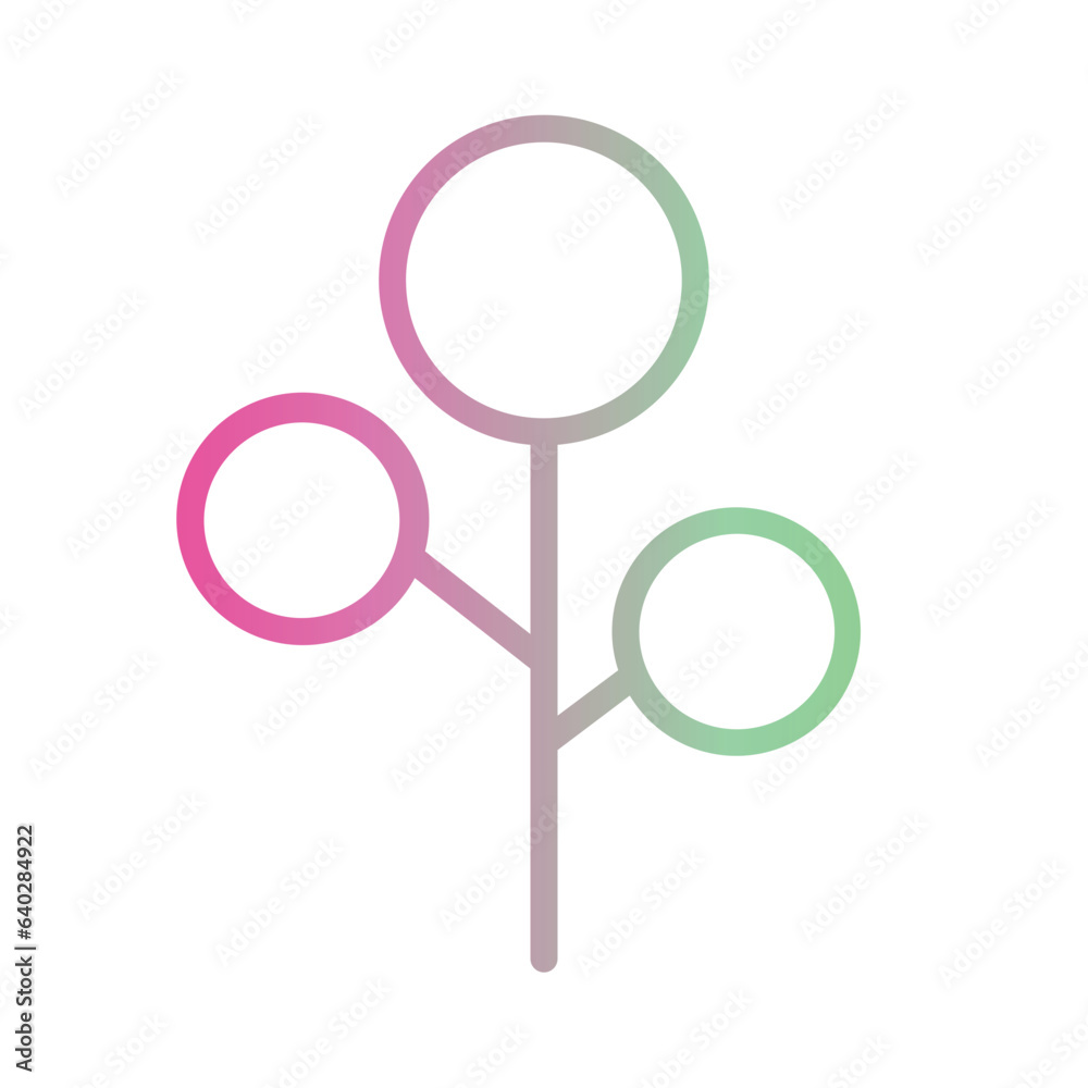 Leaf Plant Tree Gradient Icon Leaf Plant Tree Gradient Icon