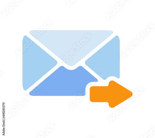 email sent icon sign vector illustration