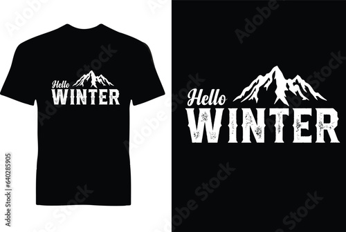 Hello winter t-shirt