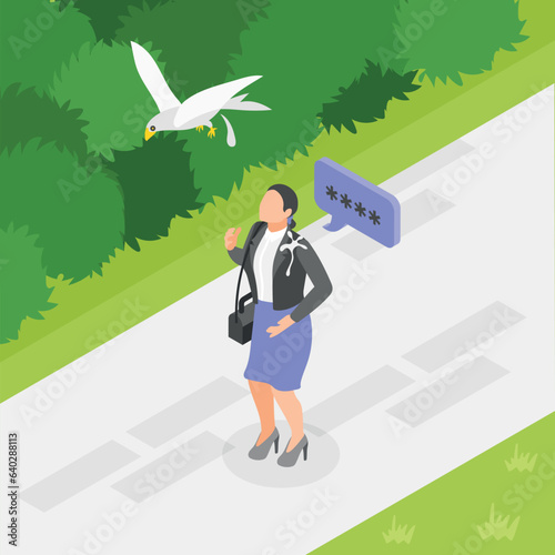 Unlucky Day Isometric Background