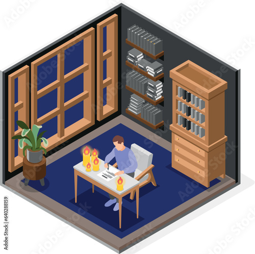 Power Outage Isometric Object