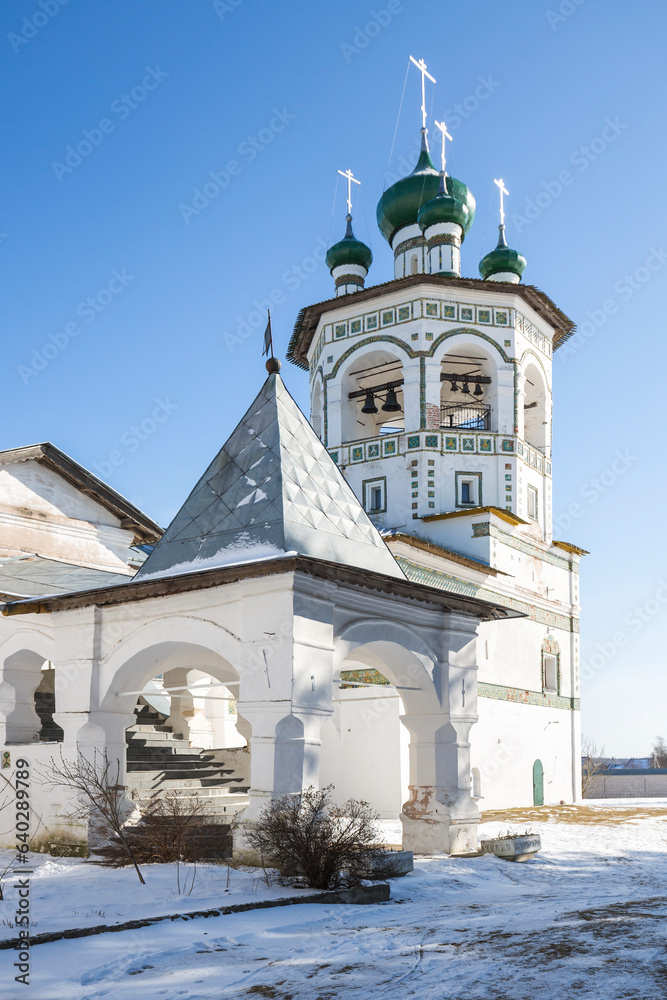 The Vyazhishchi Convent of Saint Nicholas in the village of Vyazhishchi, Novgorod the Great, Russia The Vyazhishchi Convent of Saint Nicholas in the village of Vyazhishchi, Novgorod the Great, Russia