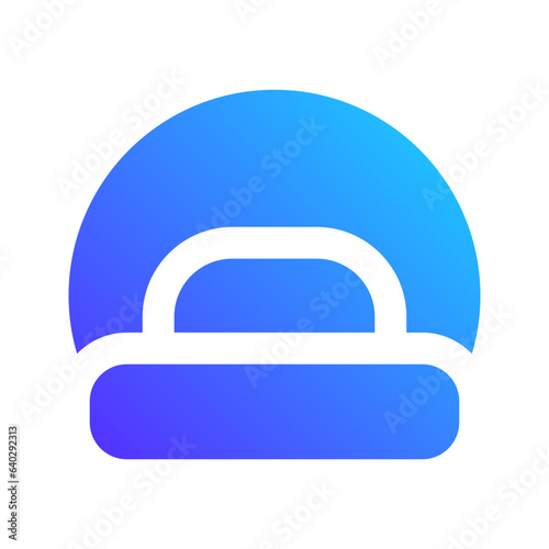 CT scan gradient fill icon
