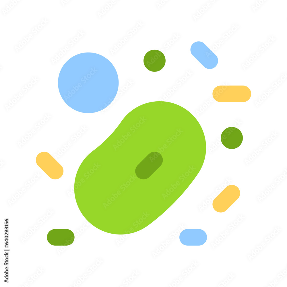 microorganism flat icon