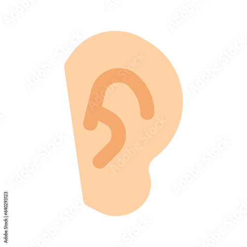 ear flat icon