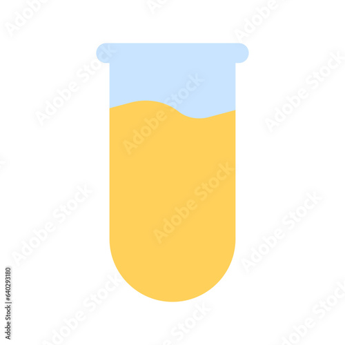 test tube flat icon