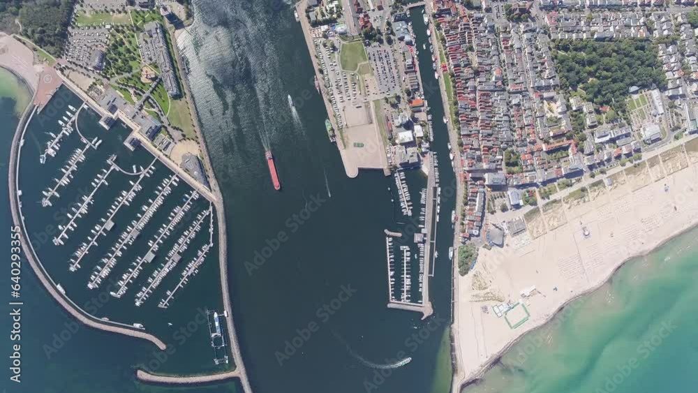 vertikale Luftbildaufnahmen on Rostock Warnmünde und Hohe Düne