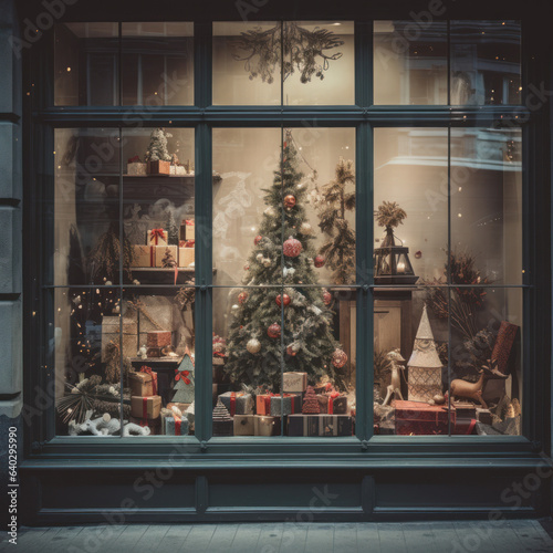 Festive Retail: Modern Christmas Window Display