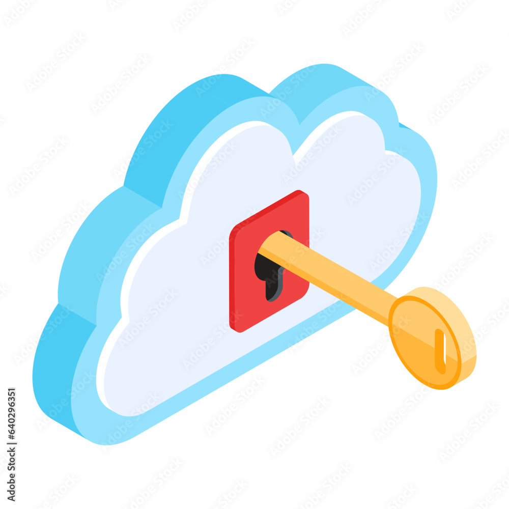 Security and Cybercrimes Isometric Icon Security and Cybercrimes Isometric Icon