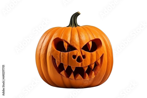 Halloween pumpkin isolated on transparent background PNG