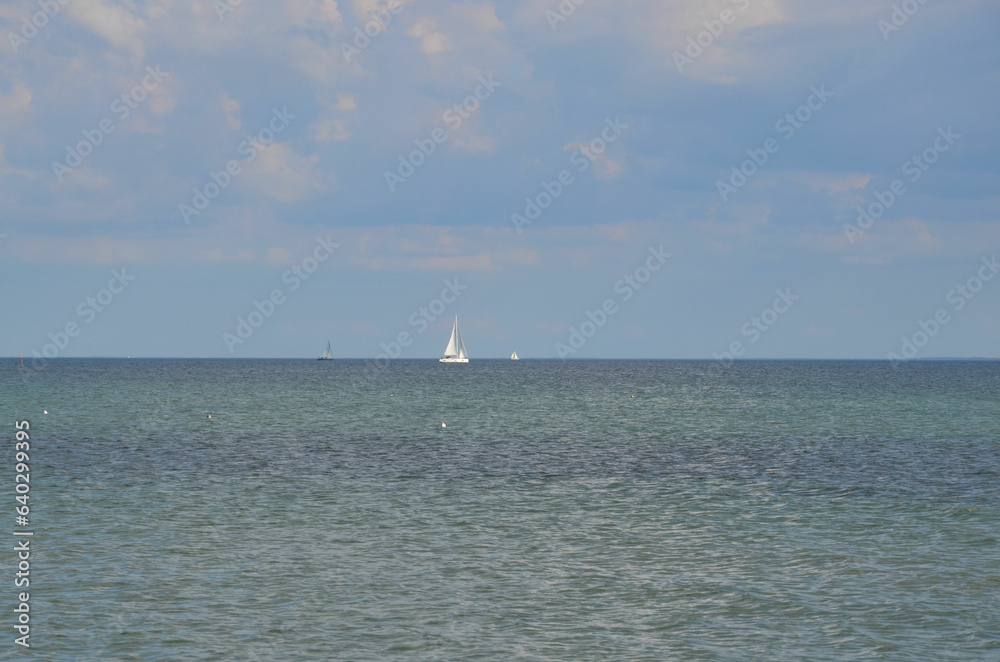 Segelschiffe auf dem Meer - Ostsee