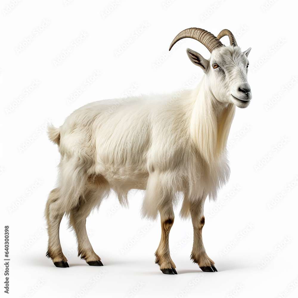 goat isolated on white background