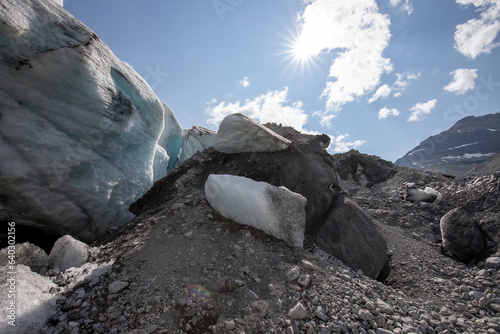 Saskatchewan Glacier in Canada photo