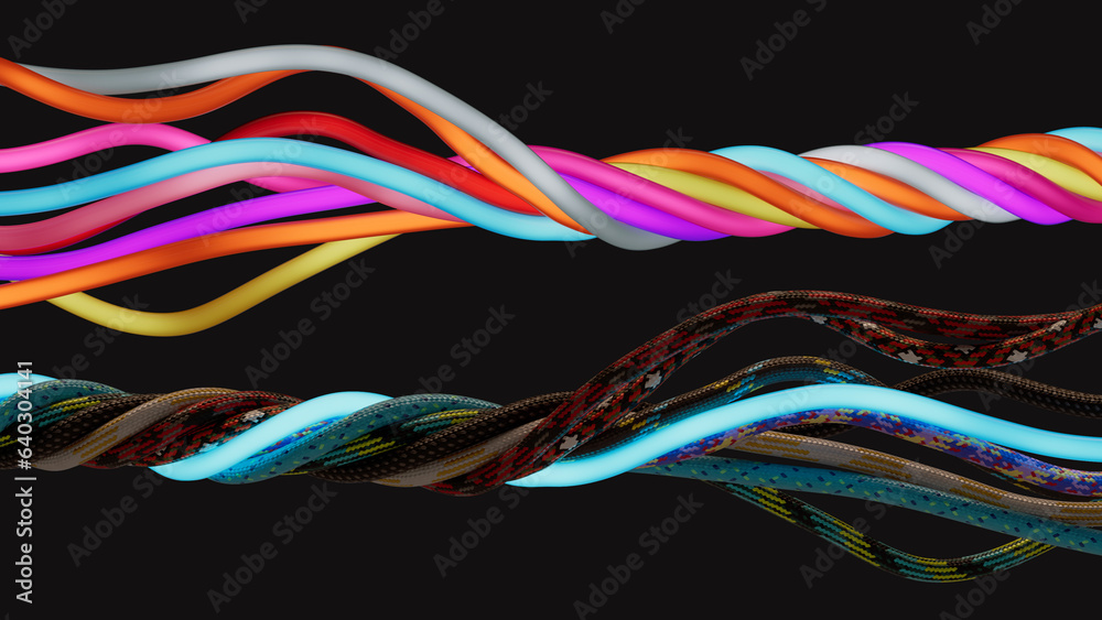Cable flow technology and communication connection