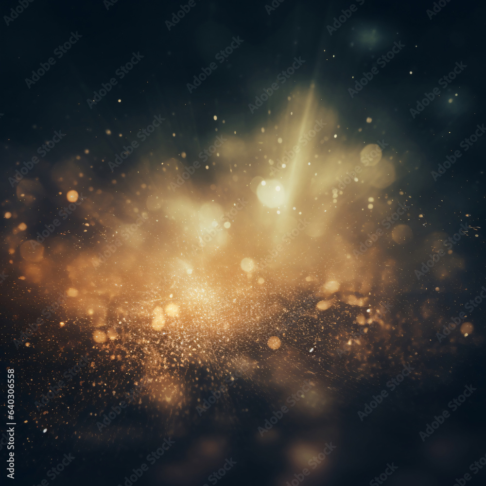 A Designed Film Texture Background With Heavy Grain, Dust, And A Light Leak, Real Lens Flare Shot In Studio Over Black Background, Suitable For Overlay Or Screen Filter Over Photos