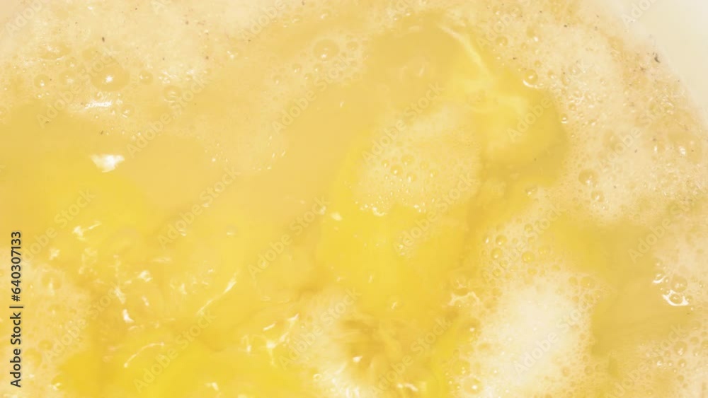 potatoes are boiled and boiled in a saucepan potatoes are boiled and boiled in a saucepan