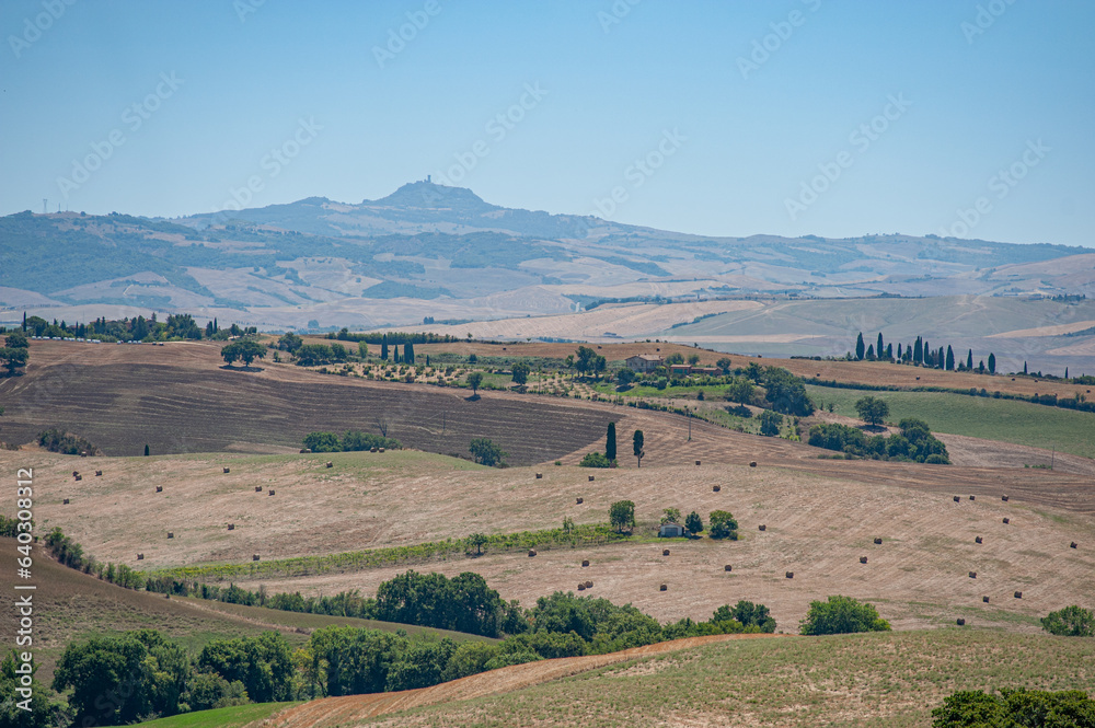 Paesaggio in Val d'Orcia, Siena, Toscana