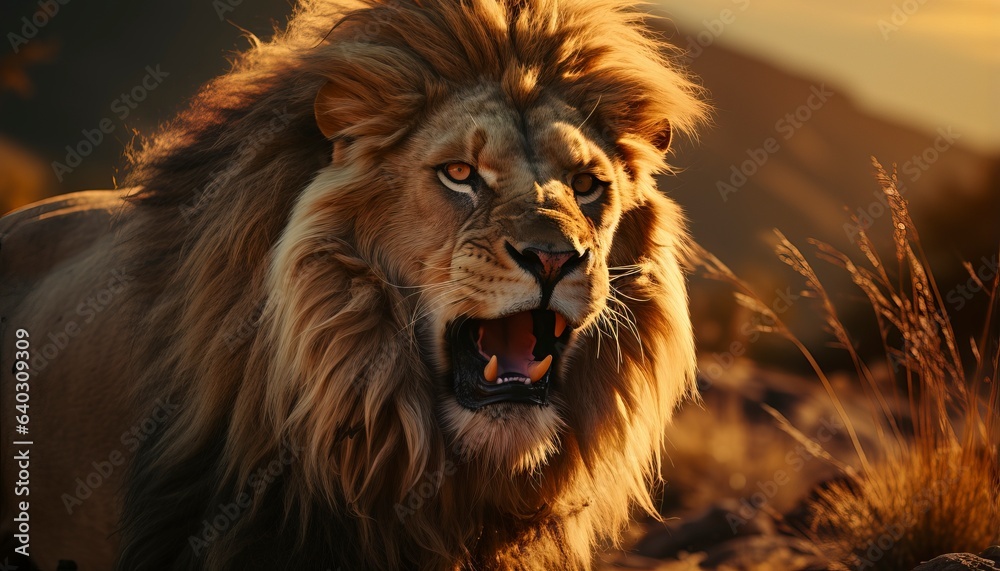 Fototapeta premium portrait of a lion