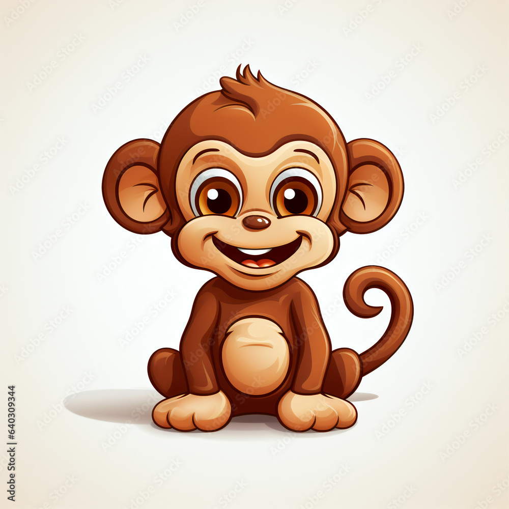 Fototapeta premium Monkey Logo