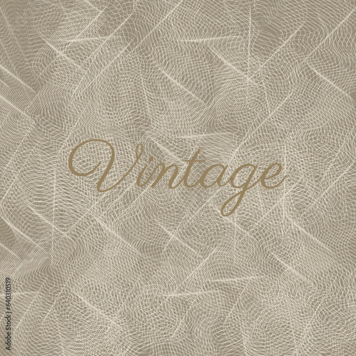 Vintage beige lace background for wedding, invitation or greeting card.