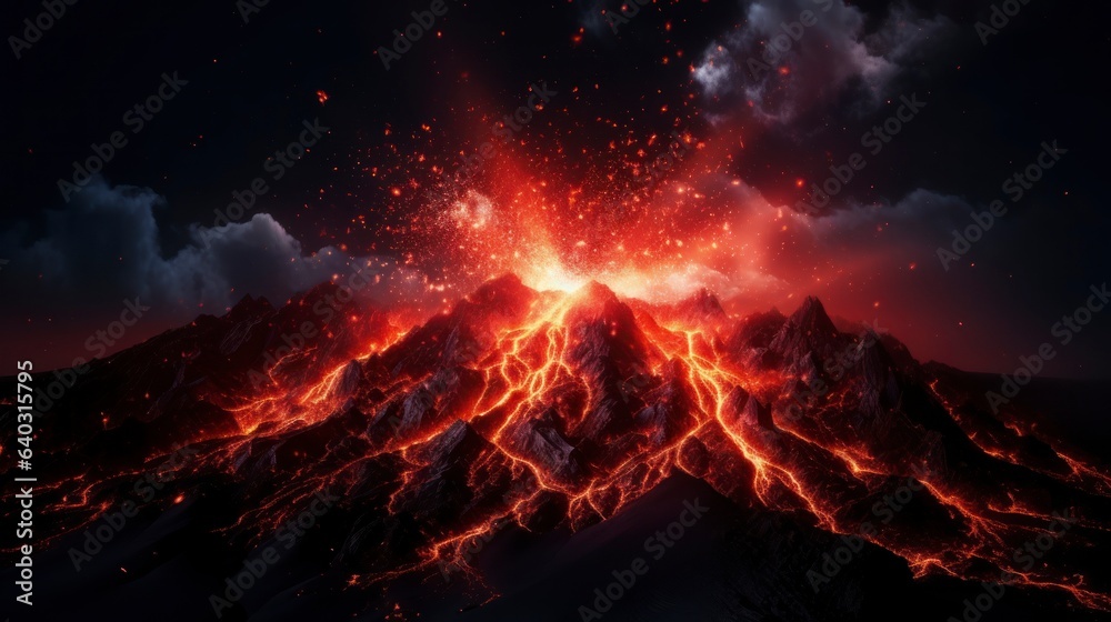 Fury of Nature - Volcano Eruption