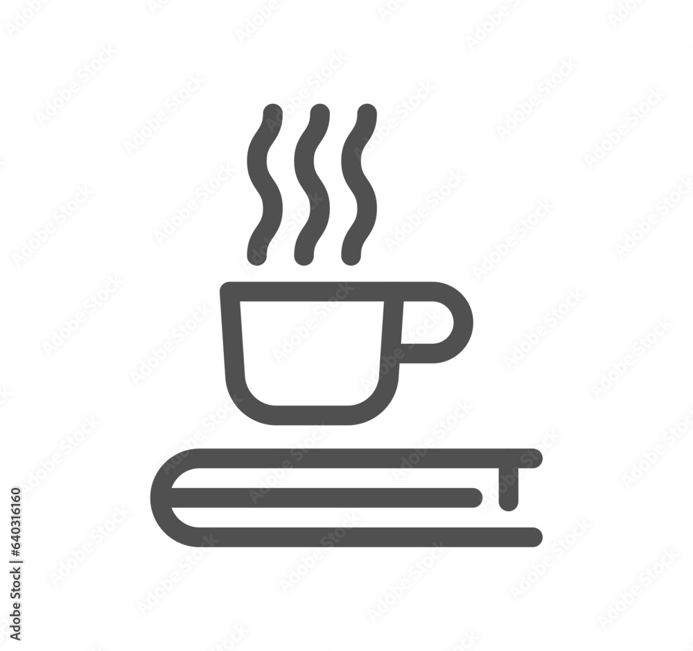 Books related icon outline and linear vector. Books related icon outline and linear vector.