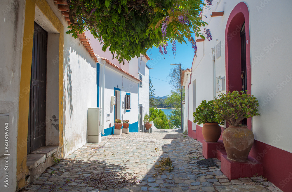Vila Nova de Milfontes street, Portugal