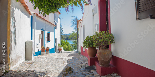 Vila Nova de Milfontes street, Portugal photo