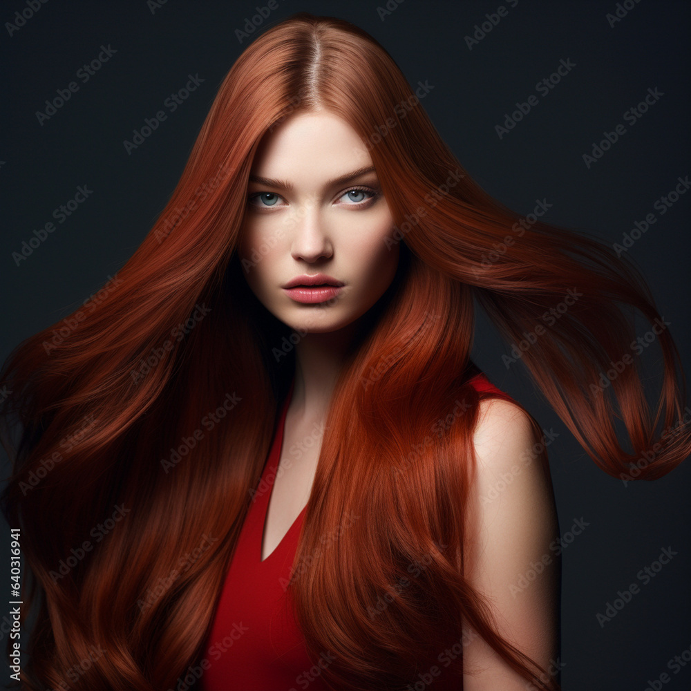 Obraz premium Womens Haircare Commercial