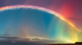 Scene of fire rainbow 