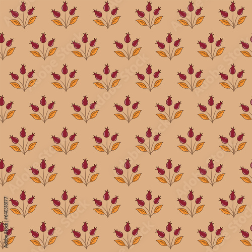Beautiful and cozy autumn seamless pattern