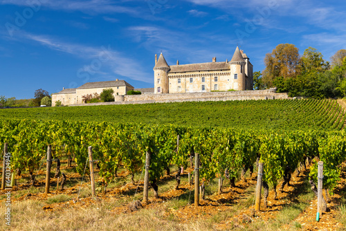 Chateau de Rully castle, Saone-et-Loire departement, Burgundy, France