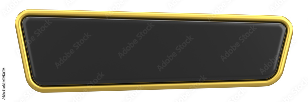 3D button. Empty button. 3D illustration. 3D button. Empty button. 3D illustration.