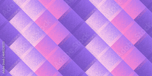 Fade dotwork rhombus shapes vector geometric seamless pattern.