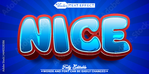Nice Vector Editable Text Effect Template