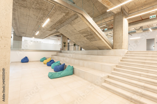 Interior of big office spac...