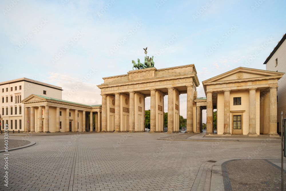 brandenburg gate at Pariser platz in berlin, Germany