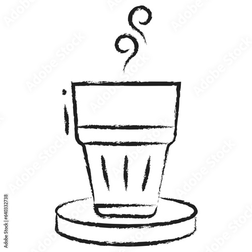 Hand drawn indian tea icon