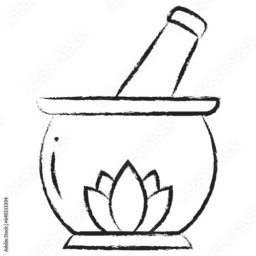 Hand drawn Mortars icon