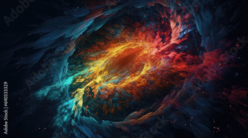 abstract galaxy space background illustration.