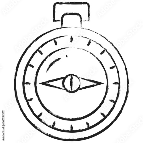 Hand drawn Compass icon