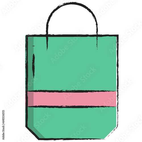 Hand drawn Handbag icon
