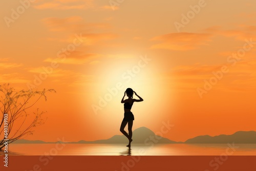 Beautiful background on the desktop - yoga, healthy lifestyle