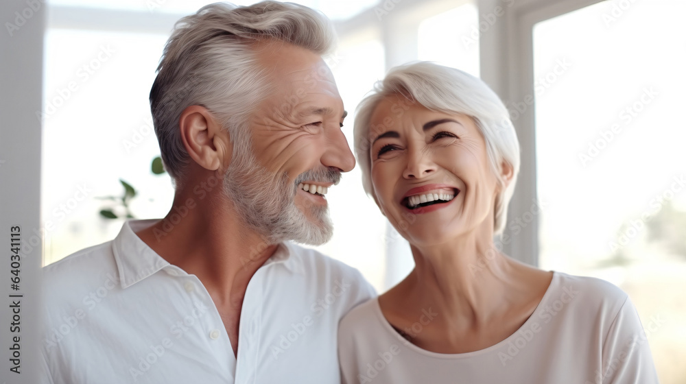 Beautiful mid age senior couple. Elderly love and friendship. Beautiful mid age senior couple. Elderly love and friendship.